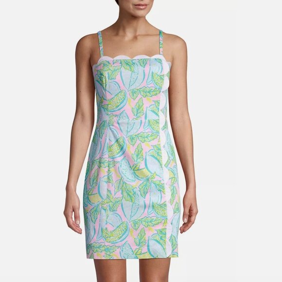 Lilly Pulitzer Dresses & Skirts - LILLY PULITZER Mercede Stretch Dress 8 Urchin Pink Vitamin Sea Scallop